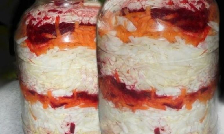 Рецепт слоеной капусты