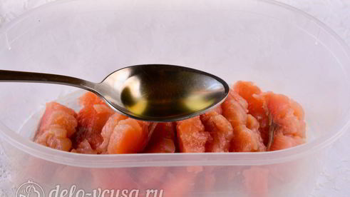 соленая горбуша под семгу