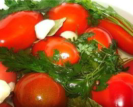 Соленые помидоры на зиму