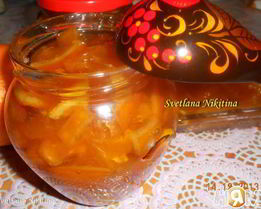 Апельсиновое варенье в мультиварке