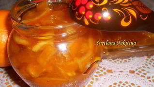 Апельсиновое варенье в мультиварке