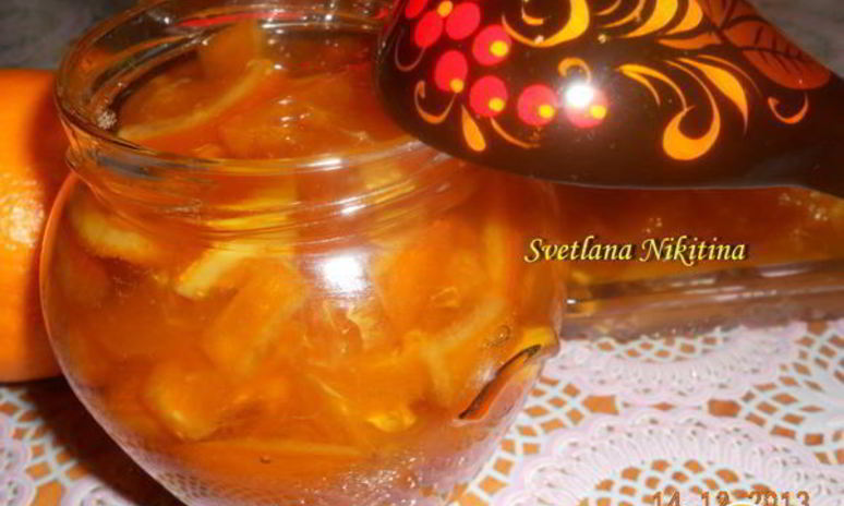 Рецепт апельсинового варенья в мультиварке