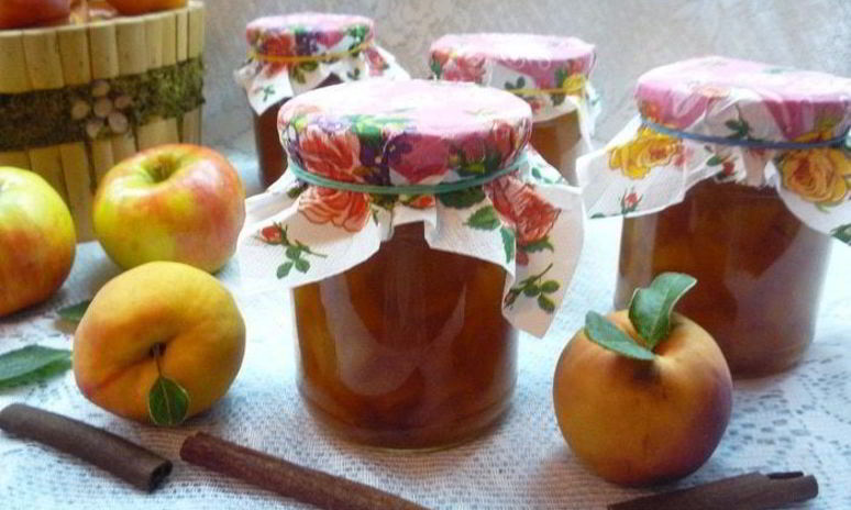 Рецепт ароматного яблочно-персикового варенье
