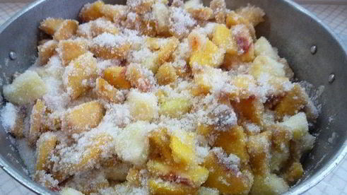 ароматное яблочно-персиковое варенье