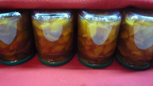 ароматное яблочно-персиковое варенье