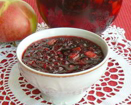 Брусничное варенье с яблоками