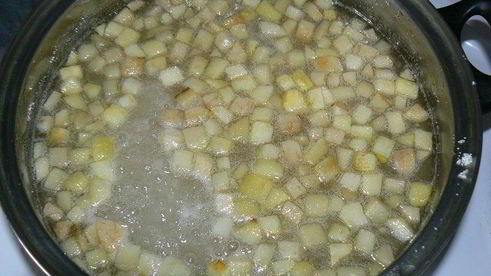 брусничное варенье с яблоками