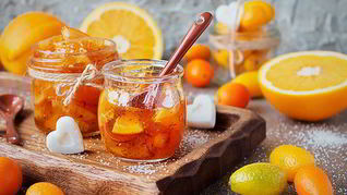Чайное варенье с апельсиновыми цукатами