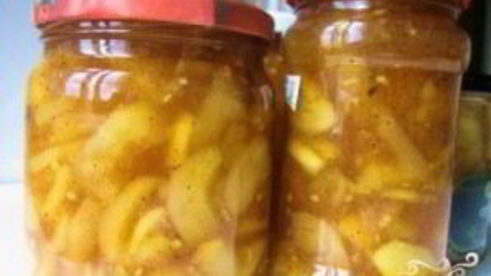 грушевый конфитюр с корицей