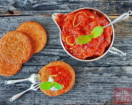 Лимонно-тыквенное варенье с розовым перцем