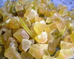 Цукаты из арбузных корок с лаймом