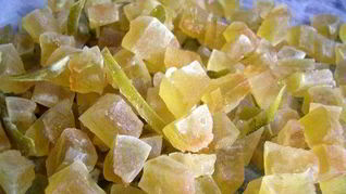 Цукаты из арбузных корок с лаймом