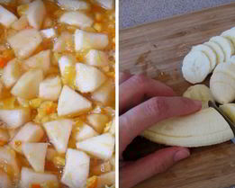 Варенье из бананов и яблок