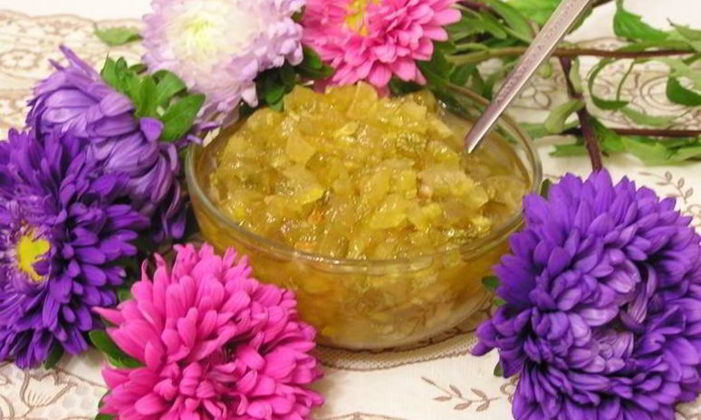 Рецепт варенья из кабачков без сахара