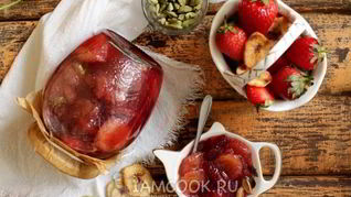 Варенье из клубники и бананов