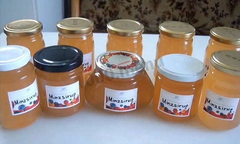 Рецепт варенья из мяты с лимоном