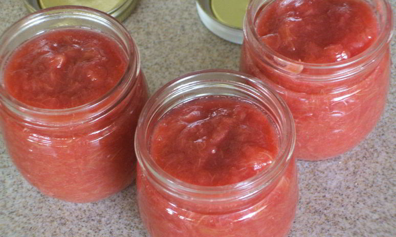 Рецепт варенья из ревеня