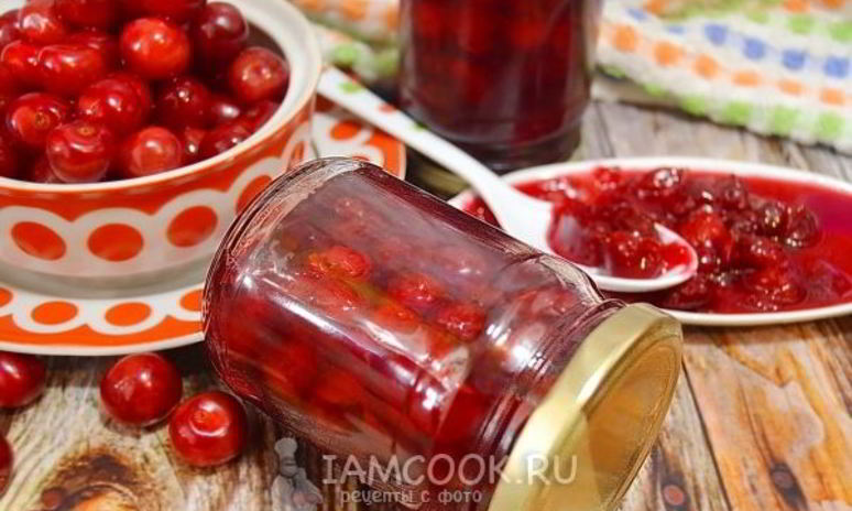 Рецепт вишневого варенья с агар-агаром