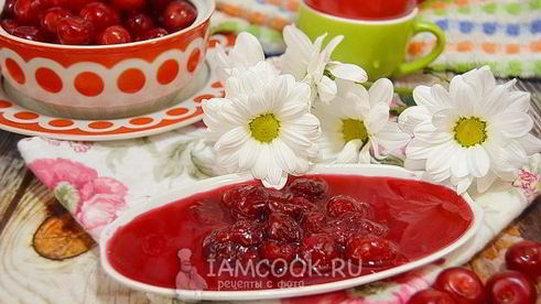 вишневое варенье с агар-агаром