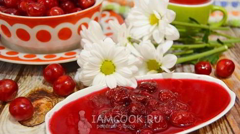 вишневое варенье с агар-агаром