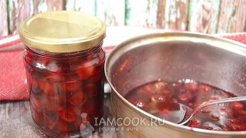 вишневое варенье с агар-агаром