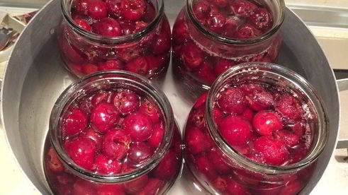 вишня в собственном соку на зиму