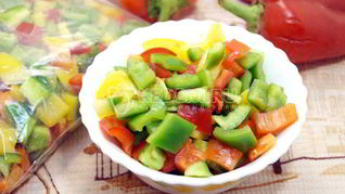 Заморозка болгарского перца Светофор