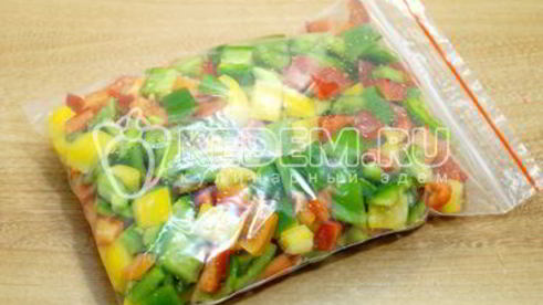 заморозка болгарского перца светофор