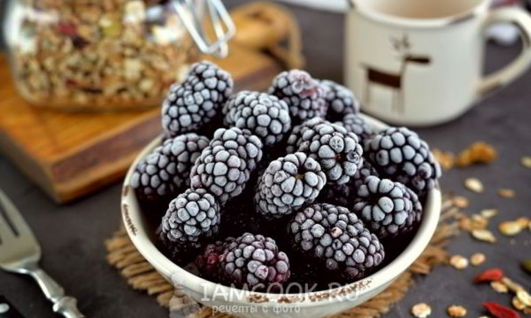 Рецепт заморозки ежевики на зиму