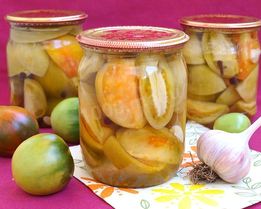 Зеленые помидоры пальчики оближешь на зиму дольками