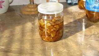 Жареный лук на зиму в банке