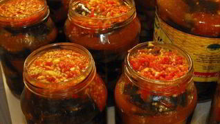 Жареные баклажаны на зиму