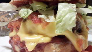 Бургер барбекю