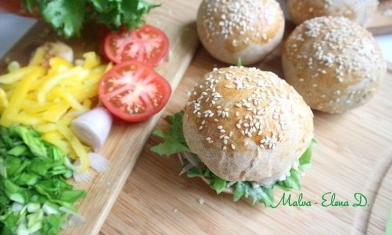 Рецепт бургера с креветками и голубым сыром