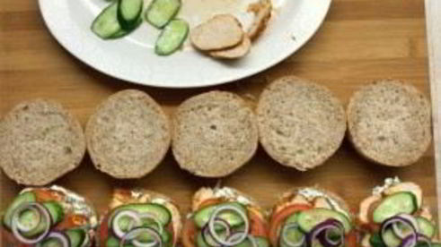 бургер с курочкой