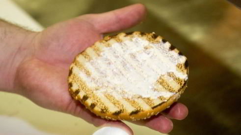 бургер с семгой