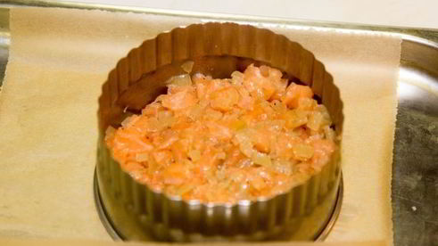 бургер с семгой