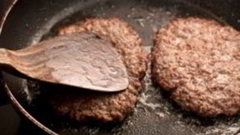 бургер с ветчиной