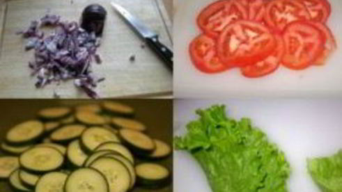 бургер с ветчиной