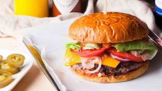 Бургеры из мраморной говядины