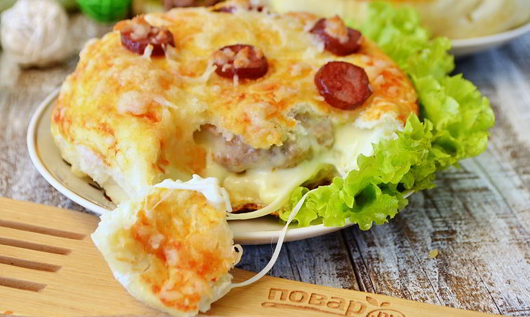 Рецепт бургеров в стиле пиццы