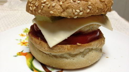 чикенбургер по-домашнему