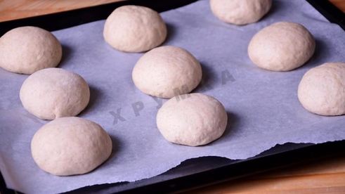 домашние булочки для гамбургеров