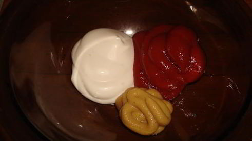 гамбургер с грибами и белым вином