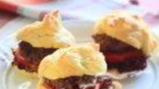 Гамбургер в профитролях