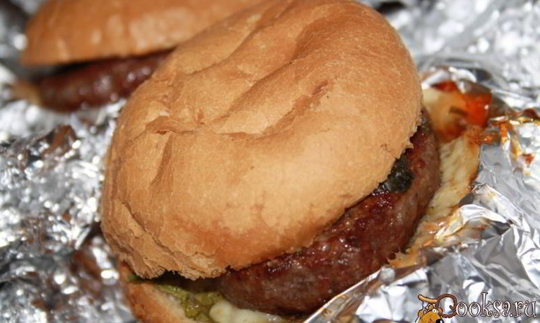 Рецепт гамбургера запеченного в духовке