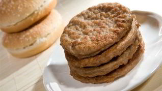 Гамбургеры с курицей и яблоком