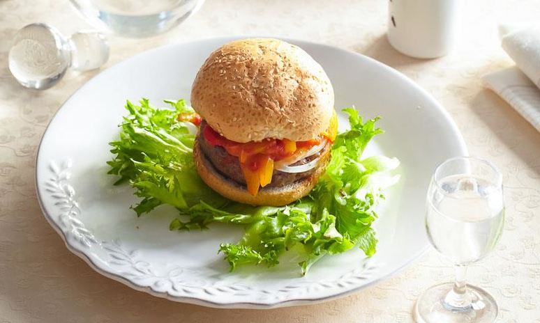 Рецепт гамбургеров с лечо