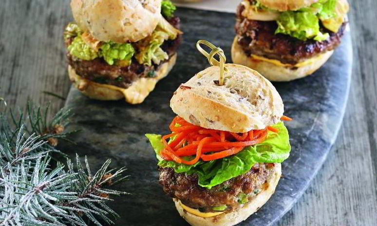 Рецепт мини-бургеров из свинины в азиатском стиле