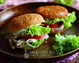 Омлет-бургер